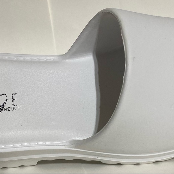 Rough Helium womens Platform Wedge Slide Sandals White size 11 - Picture 6 of 16